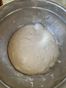 Bubbling dough - it's alive!